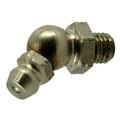 Midwest Fastener 1/4"-28 x 7/16" x 35/64" 18-8 Stainless Steel Fine Thread 45 Degree Angle Grease Fittings 6PK 37442